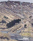 「河岸段丘の発電所」